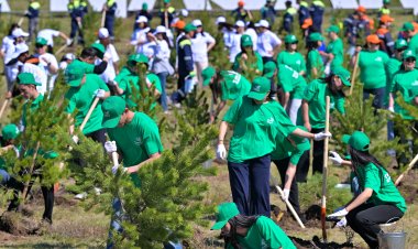 Баянауылда «Таза Қазақстан» акциясы аясында республикалық телекөпір өтті