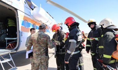 В Павлодарской области тушили условный лесной пожар