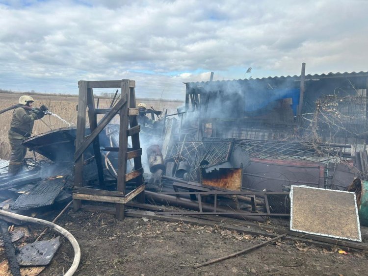 Павлодарда бау-бақшадан өрт шықты