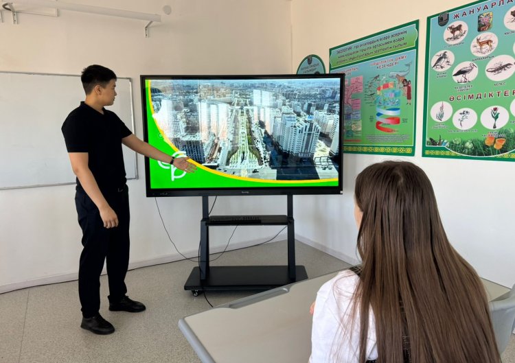 Ертіс ауданында оқушыларға экологиялық тәрбие берілді