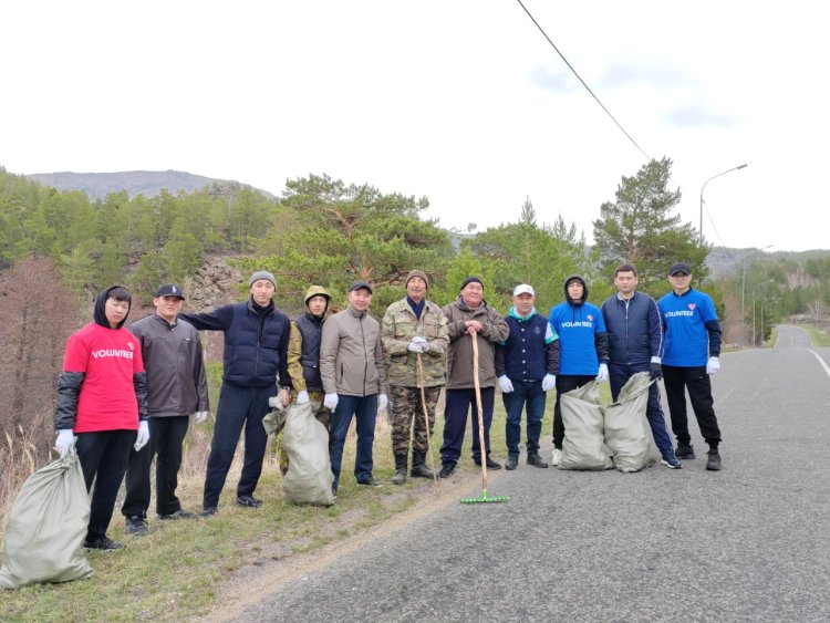 Баянауылда  «Таза Қазақстан»  ауқымды тазалық акциясы өткізілді