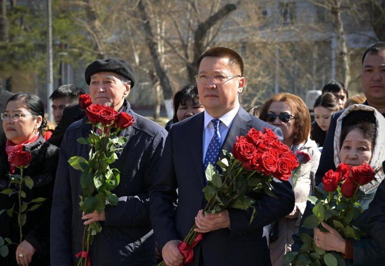 Павлодарда Қаныш Сәтбаевтың рухына тағзым етілді
