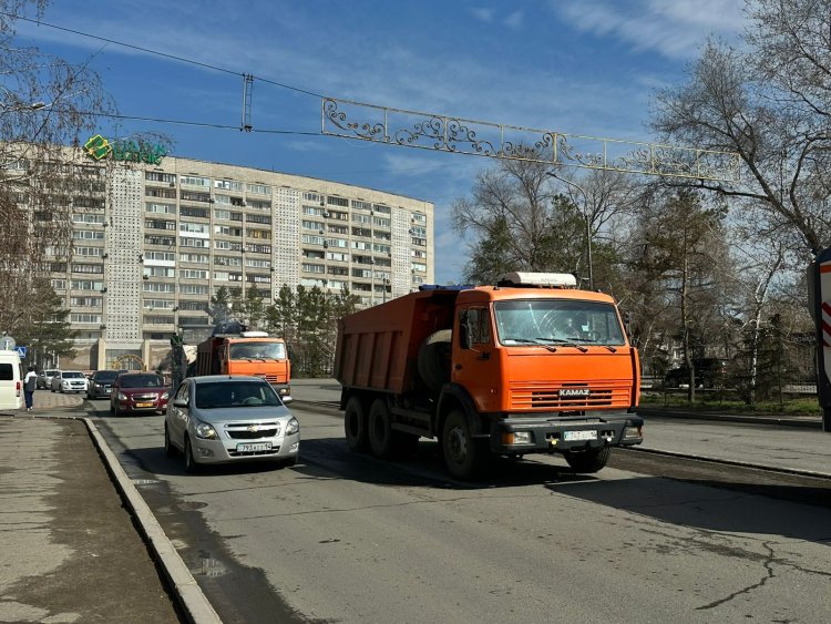 Павлодарда 22 көшеде жол жөндеу жұмыстары жүргізілуде