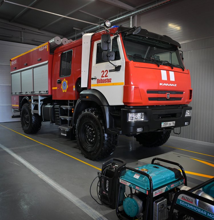 В Павлодарской области открыли новые пожарные посты