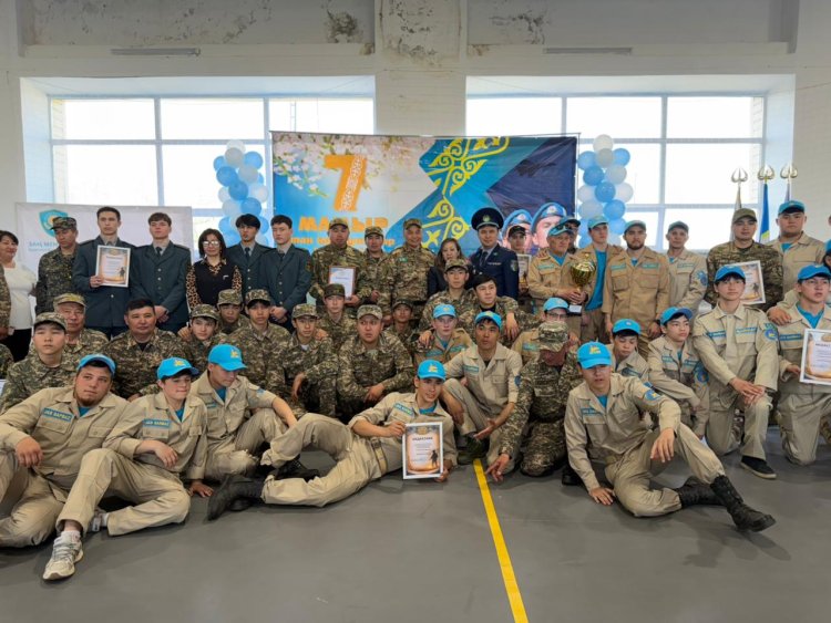 Ақсу оқушылары өздерін әскери рөлде сынап көрді