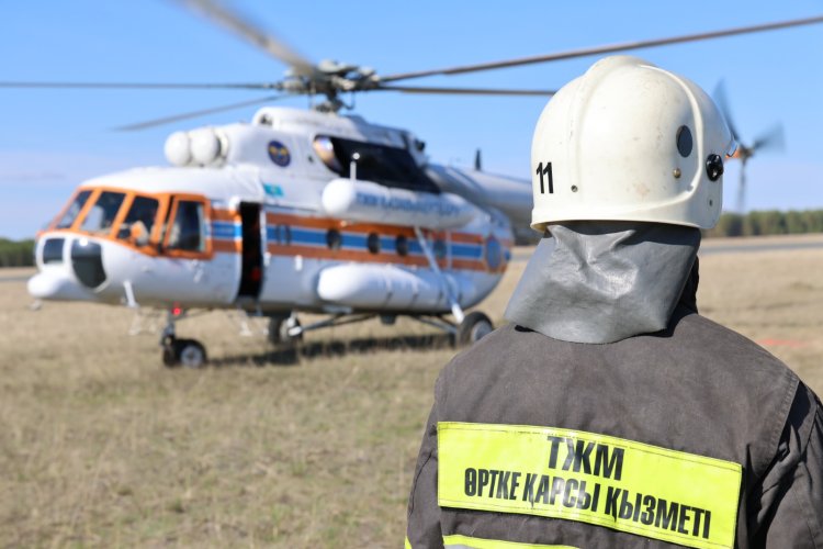 «Ертіс орманында» ауқымды өрт сөндіру жаттығуы өтті