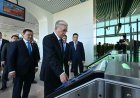 Мемлекет басшысы Astana LRT жүйесін іске қосу рәсіміне қатысты