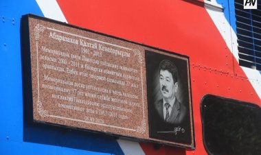 Павлодарда теміржолшы дәуіріне арналған жаңа ескерткіш орнатылды
