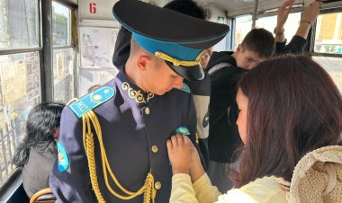 На улицы Павлодара вновь выехала история на колесах