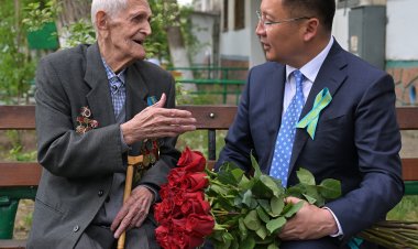 Ветеранам Павлодарской области передали поздравления Президента страны