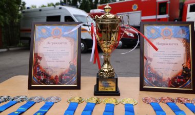Павлодар облысының өрт сөндірушілері өзара сайысты