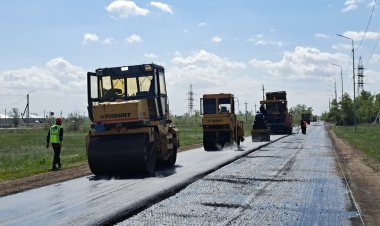 Ақсуда магистральді көшелер жөнделеді