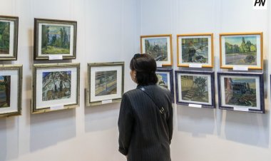Павлодар облысында суретшілер қимақ дәуіріне жан бітіріп жатыр