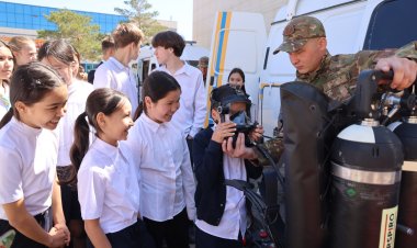 Павлодарда құтқарушылар оқушылар үшін квест ұйымдастырды