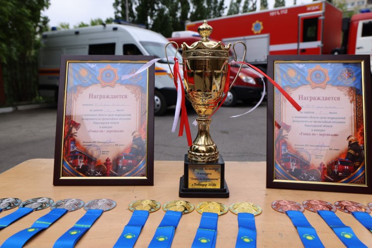 Павлодар облысының өрт сөндірушілері өзара сайысты