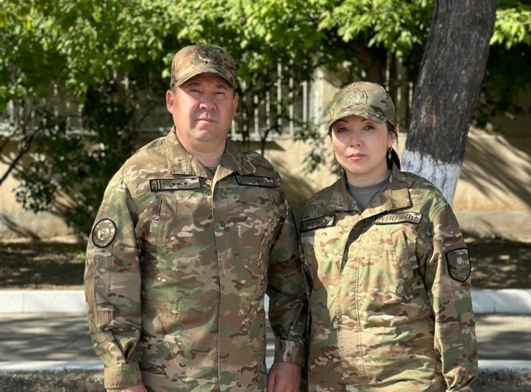 Павлодарда Ұлттық ұланның әскери бөлімінде ерекше офицерлер әулеті қызмет етеді
