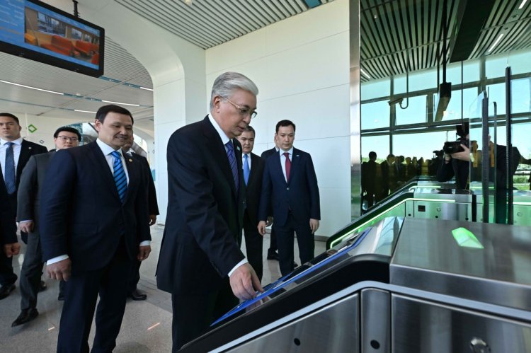 Мемлекет басшысы Astana LRT жүйесін іске қосу рәсіміне қатысты