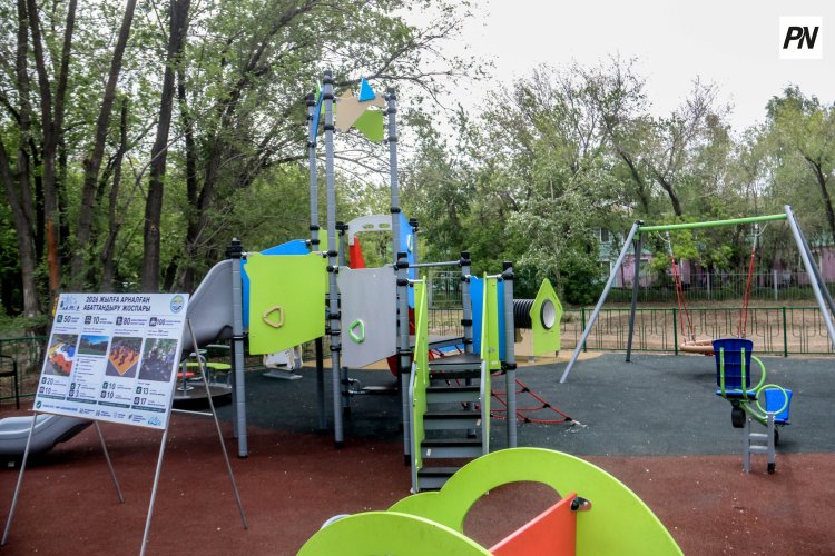 Павлодарда жаңа балалар және спорт алаңдары көбейеді
