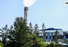 На Павлодарской ТЭЦ-2 обследуют дымовую трубу
