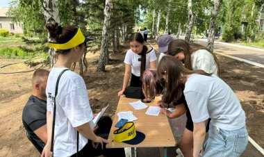 Павлодарская молодежь исследовала природу через экологический квест
