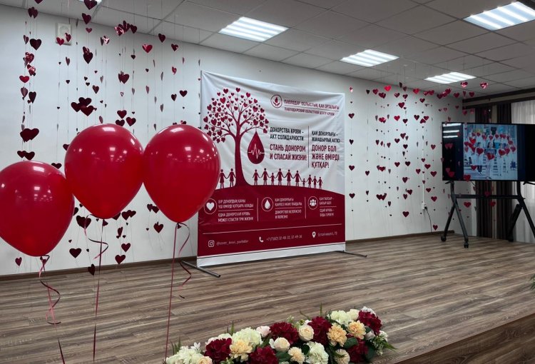 Донор күні: Павлодарда он мыңнан астам донация жасалды