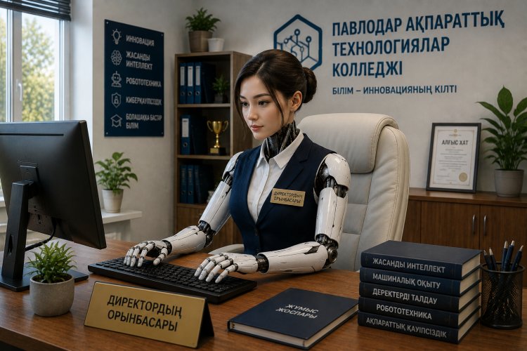 Павлодар колледжінде директордың орынбасары робот болады