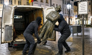 В Германии неизвестные украли памятник Пушкину
