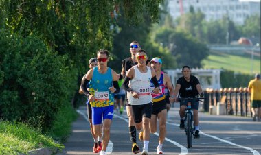 Более 800 бегунов вышли на старт ERTIS PAVLODAR HALF MARATHON