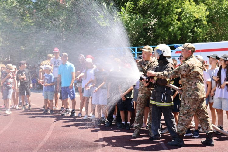 Павлодар облысындағы 10 лагерьде қауіпсіздік сабақтары өтті