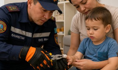 Павлодарские спасатели помогли трёхлетнему ребенку