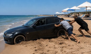 Павлодарец перепутал пляж с парковкой и был за это наказан