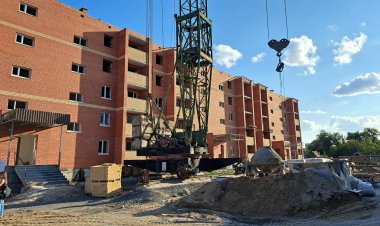 Кеншілер шаһарында салынып жатқан жаңа тұрғын үй қыркүйекте пайдалануға беріледі