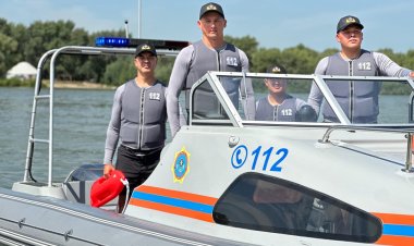В Павлодаре запустили современный спасательный катер