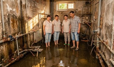 Павлодарда Гагарин көшесіндегі үйдің жертөлесін су басты