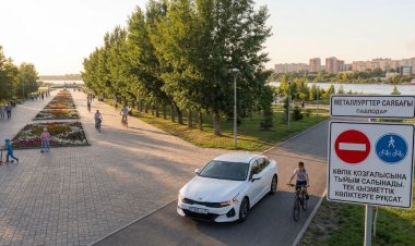 Павлодарда саябақта көлік жүргізген жүргізушілер жазаланды