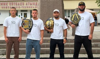 Екібастұзда чемпиондар Құрылтай сайлауына ерекше образбен келді