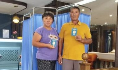 Елден жырақ жүрсе де ақтоғайлықтар дауыс беруден қалыс қалмады