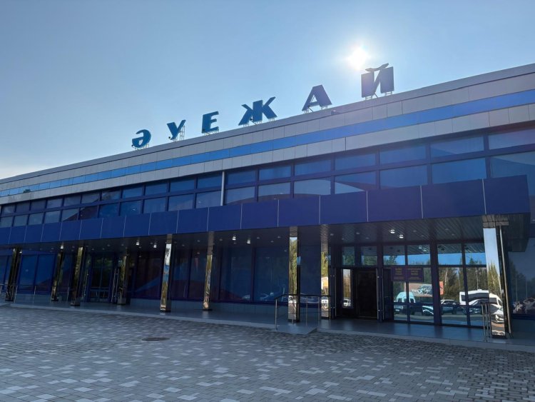 В аэропорту Павлодара завершили реконструкцию взлетно-посадочной полосы