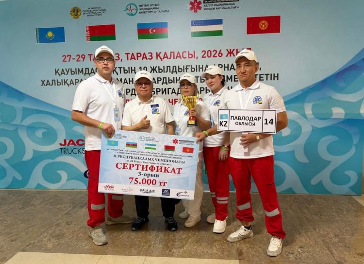Павлодарлық жедел жәрдем мамандары республикалық чемпионатта жүлдегер атанды