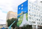 Павлодарда «Өнерлі шаһар» жобасы аясында жаңа мурал салынуда