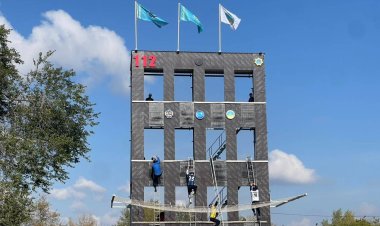 Спасатели Павлодарской области соревновались в силе и ловкости