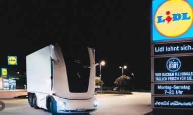 Германияда жүргізушісіз электр жүк көлігі жолға шықты