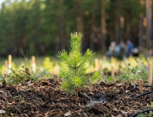 Павлодар ауданында жаңа көшеттер отырғызылып, ауыл аумағы абаттандырылды