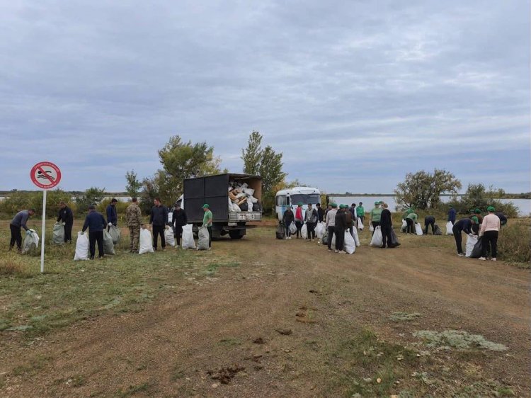 Дүниежүзілік тазалық күнінде су нысандары тазартылды