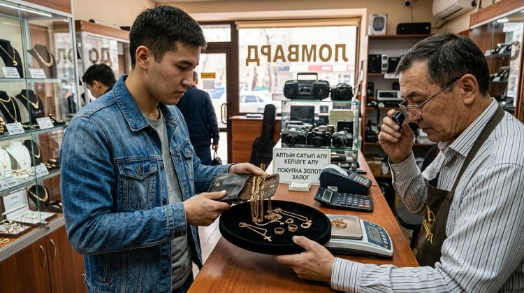 Павлодарда жастар ата-анасының алтынын ломбардқа өткізіп, ақшаны алаяқтарға берген