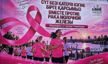 Бегу за тех, кто борется: в Павлодаре прошел «Розовый октябрь»