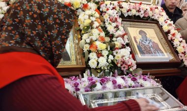 С греческого острова в Павлодар доставили великую святыню