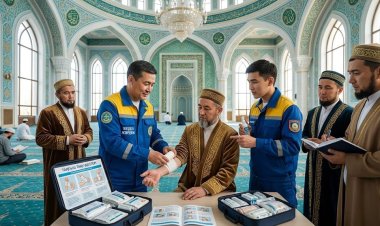 «103» мамандары Павлодар мешітінің қызметкерлеріне алғашқы көмек көрсетуді үйретті