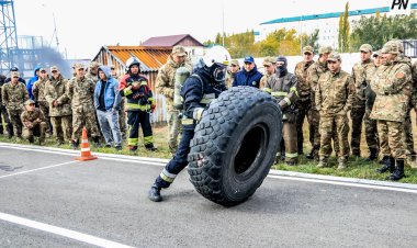 В Павлодаре пожарные сдали экзамен на прочность