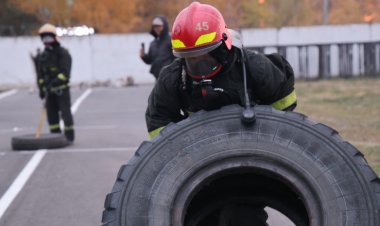 Павлодарда облыстағы ең үздік өрт сөндірушілер буыны анықталды